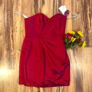 NWT David’s Bridal strapless sweetheart dress